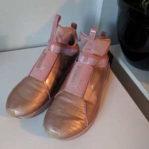 Pink/Rose Gold Puma Fenty Fierce Rihanna Shoes